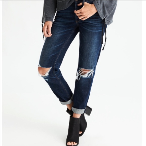 American Eagle Outfitters Denim - AE Distressed Tomgirl Jeans